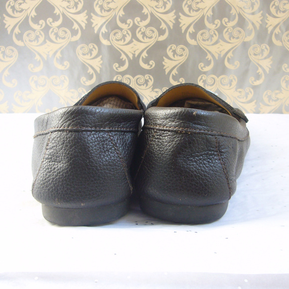 Coach Brown Pebbled Leather Loafer - - Picture 4 of 8